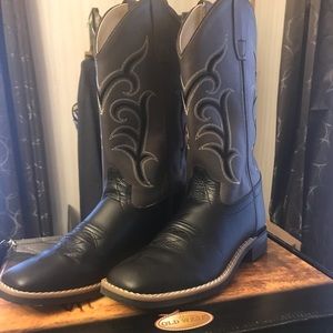 Boys Youth Size 5 Old West Boots